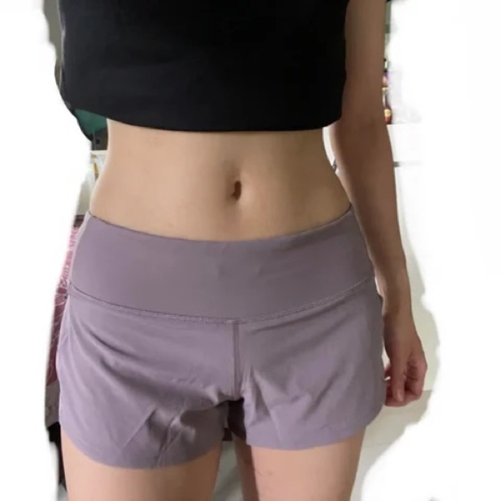 Lululemon Violet Verbena Speed Up Shorts 2.5’ size 10